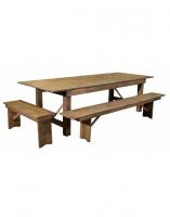 wood farm table manufacturer